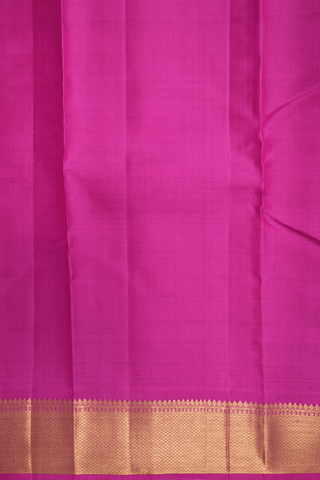 Jacquard Pattern Magenta Kanchipuram Silk Saree