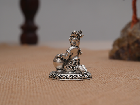 Lord Krishna Pure Silver Idol