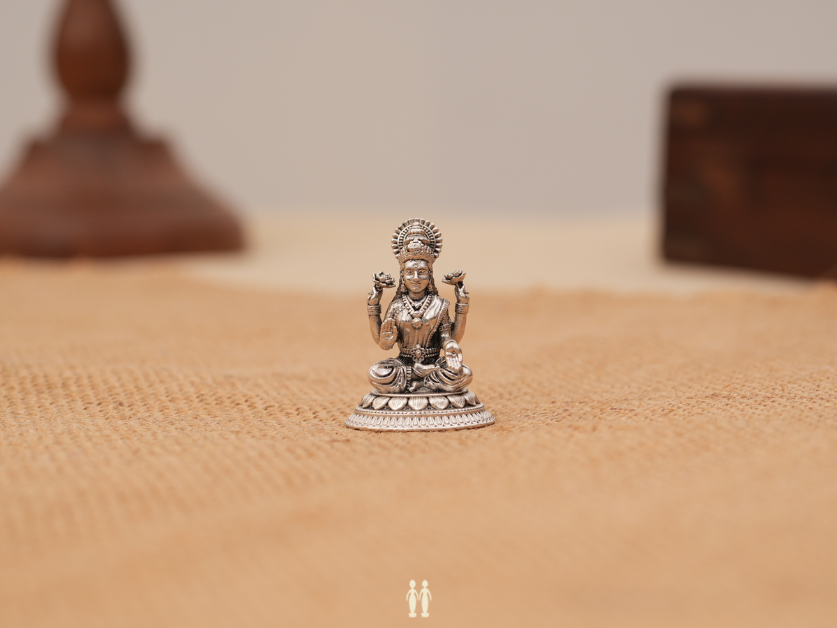 Lord Lakshmi Pure Silver Idol