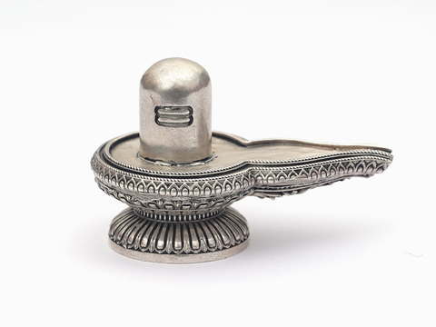 Lord Shivling Pure Silver Idol