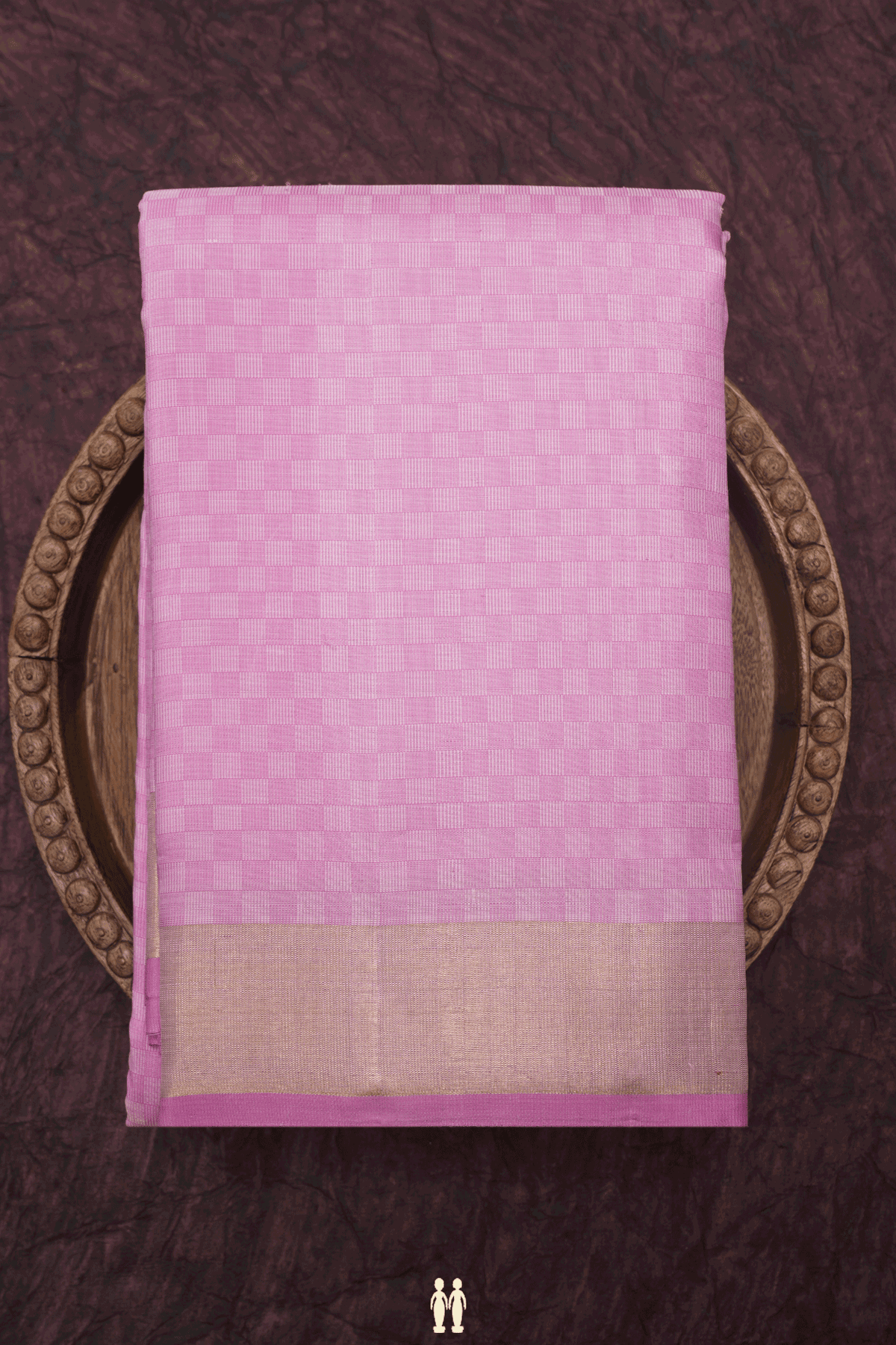 Paai Madippu Kattai Design Lotus Pink Kanchipuram Silk Saree
