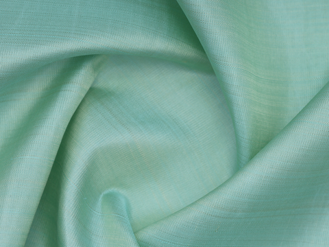 Plain Pastel Green Kanchipuram Blouse Material