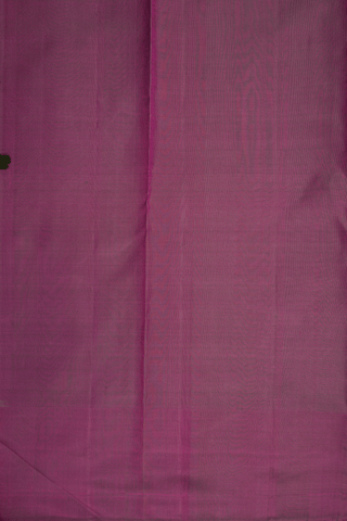 Plain Purple Rose Kanchipuram Silk Saree