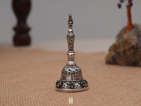 Pure Silver Pooja Bell