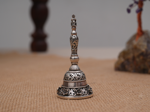 Pure Silver Pooja Bell