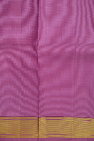 Kanchipuram Silk Saree In Mauve Pink With Threadwork Design