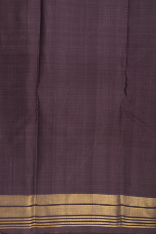 Kanchipuram Silk Saree In Rose Brown With Allover Design