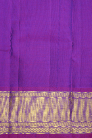 Threadwork Checks Design Honey Yellow Kanchipuram Silk Saree