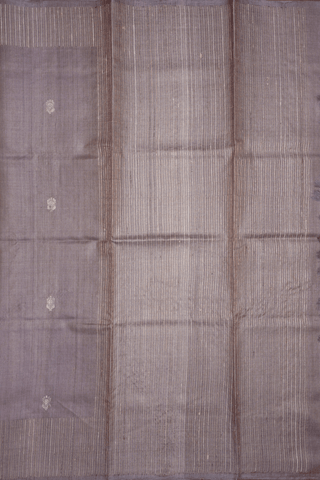 Threadwork Motifs Pale Purple Tussar Silk Saree