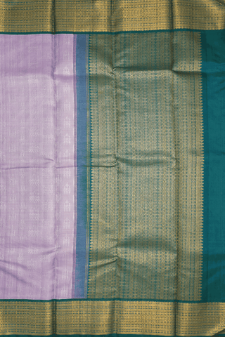 Threadwork Motifs Pastel Pink Kanchipuram Silk Saree