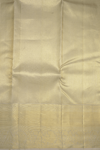 Traditional Border In Gold Tissue Kanchipuram Silk Saree