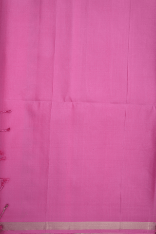 Zari Motifs Pink Soft Silk Saree