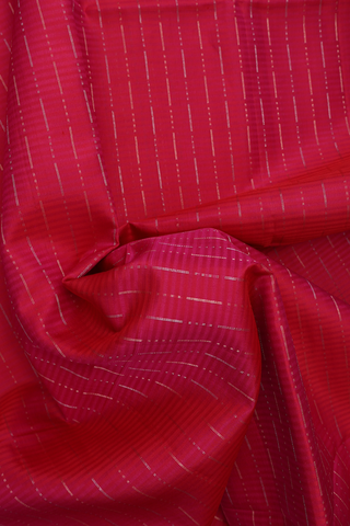 Zari Stripes Design Magenta Soft Silk Saree