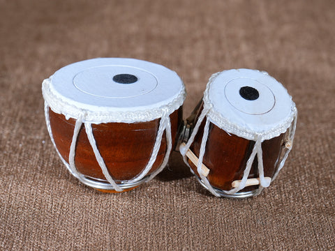 Handicraft Wooden Dabela Drum With Magnet