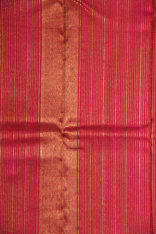 Zari Border With Self Jacquard Magenta Pink Kanchipuram Silk Saree