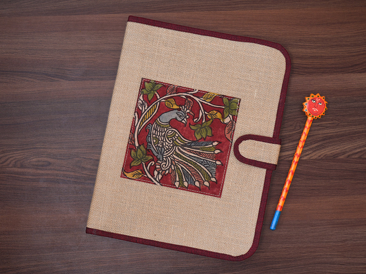 Kalamkari Design Beige File Folder