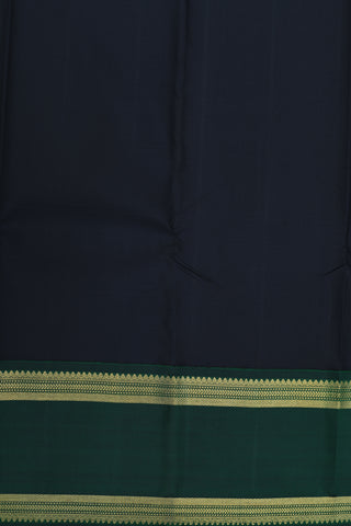 Ganga Jamuna Border Black Kanchipuram Silk Saree