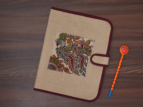 Kalamkari Design Beige File Folder