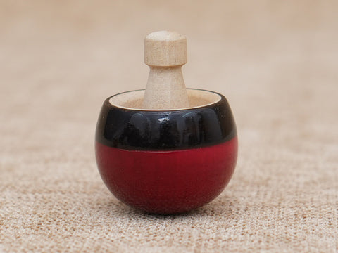 Traditional Wooden Spinning Tops Kids Bambaram