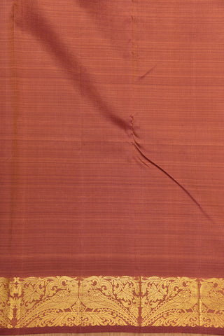 Parrot Design Zari Border With Traditional Motif Yellow Kanchipuram Silk Saree