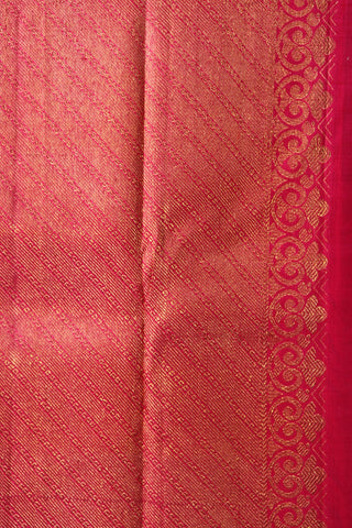 Tree Motif Checked Multicolor Kanchipuram Silk Saree