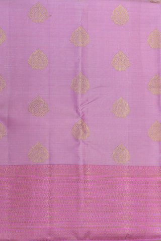 Pendant Motif Lavender Kanchipuram Silk Saree