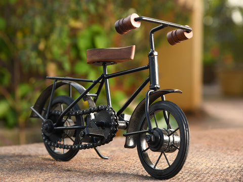 Brown And Black Metal Handicraft Cycle