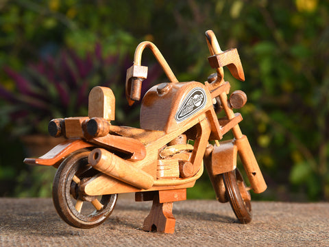 Handicraft Wooden Bullet Bike