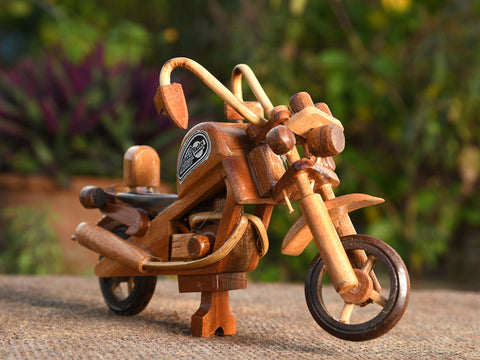 Handicraft Wooden Bullet Bike