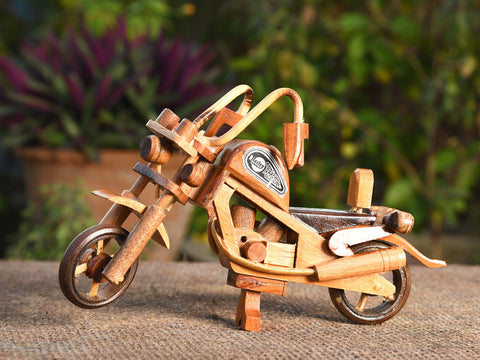 Handicraft Wooden Bullet Bike