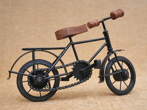 Brown And Black Metal Handicraft Cycle