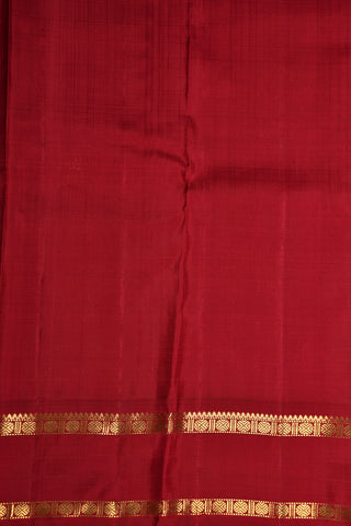 Ganga Jamuna Rettai Pettu Border Black Checks Kanchipuram Silk Saree