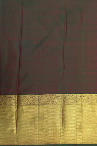 Big Diamond Border With Pendant Motif Crimson Red Kanchipuram Silk Saree