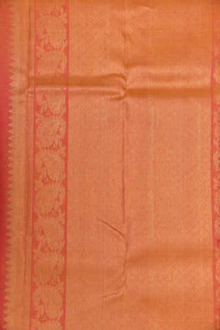 Animal Design Zari Border With Iruthalai Pakshi And Chakram Magenta Purple Kanchipuram Silk Saree