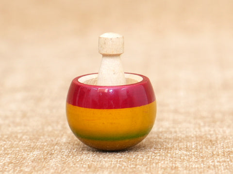 Traditional Wooden Spinning Top Set