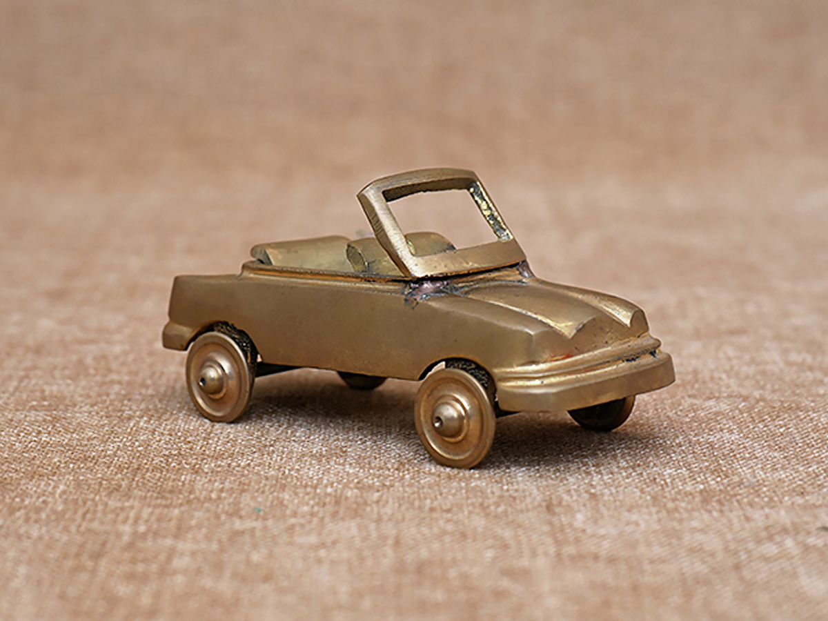 Brass Mini Vintage Car For Showpiece