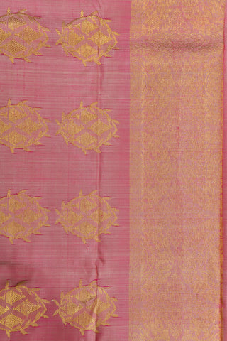 Star Butta Rani Pink Kanchipuram Silk Saree