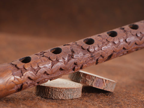 Handicraft Wooden Musical Mouth Flute