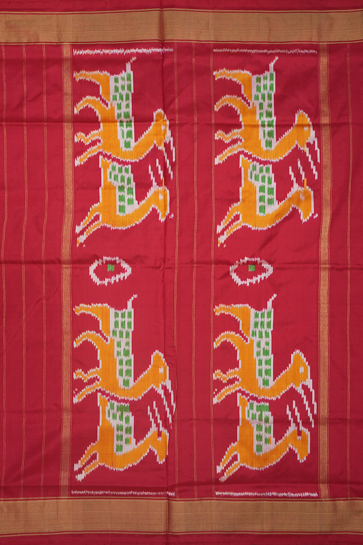 Blue and Pink color pochampally ikkat pure silk handloom saree with  pochampalli ikkat design -PIKP0018590