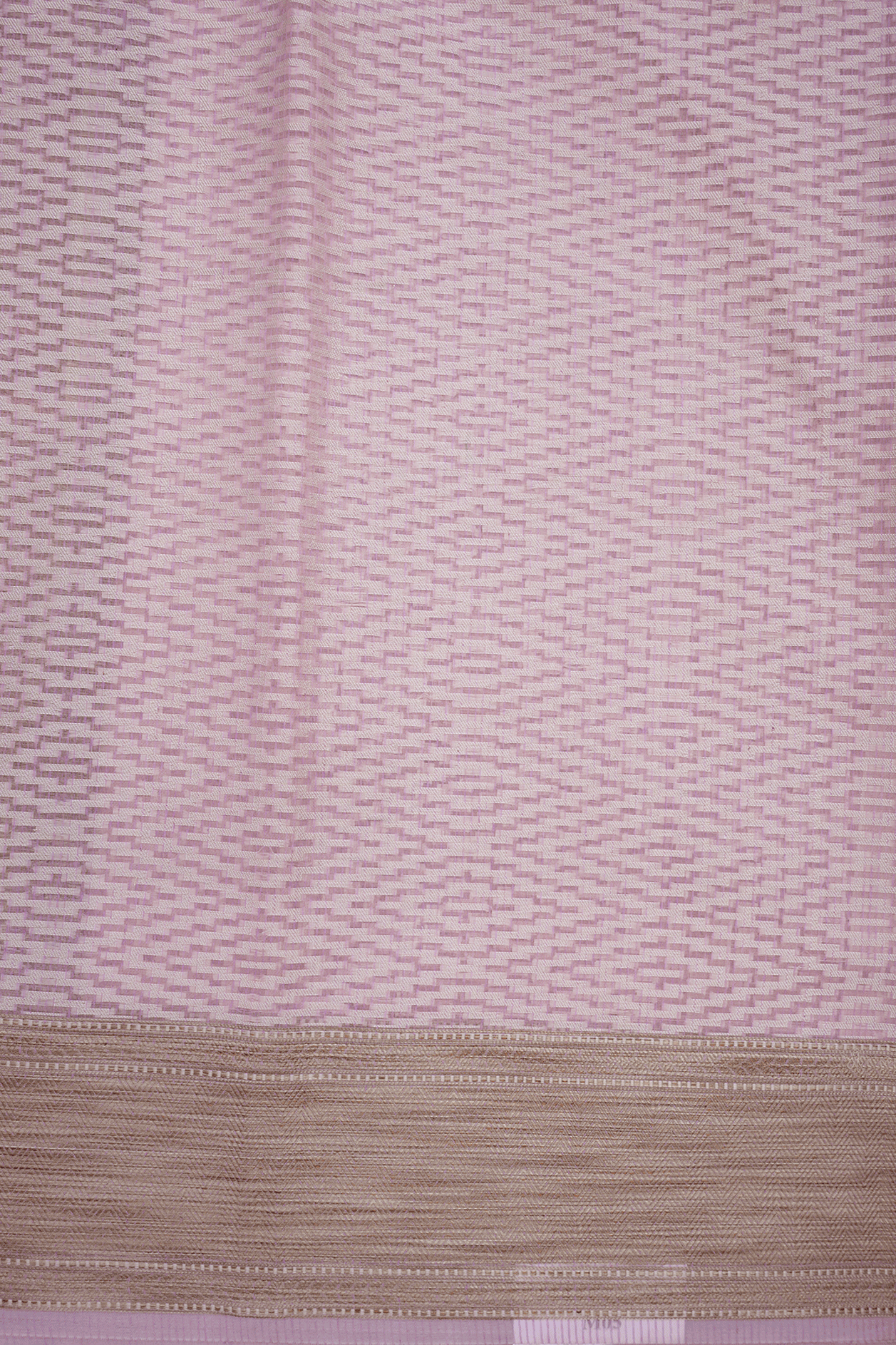 Allover Threadwork Design Light Pink Kota Cotton Saree – Sundari Silks