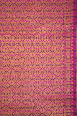 Stripes Body With Contrast Border Multicolor Apoorva Semi Silk Saree