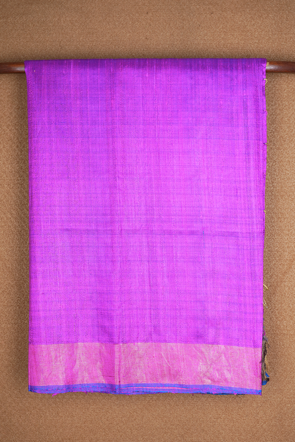 Bavanchi Border Plain Purple Rose Jute Saree