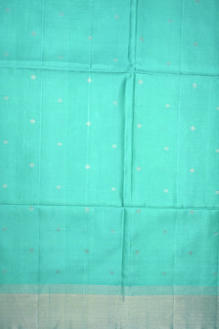 Bavanchi Border Sea Green Soft Silk Saree