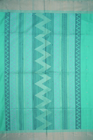 Bavanchi Border Sea Green Soft Silk Saree