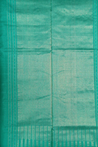 Ogee Design Mint Green Pochampally Silk Saree