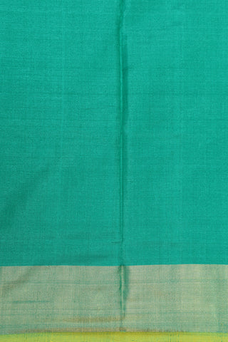 Ogee Design Mint Green Pochampally Silk Saree