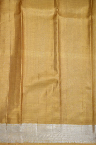 Zari Border In Brocade Gold Tissue Kanchipuram Silk Saree