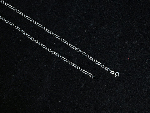 Chain Model Pure Silver Anklets