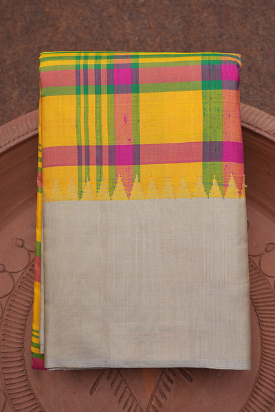 Multi Color 3d Bishnupuri Katan Silk Saree – WeaversIndia