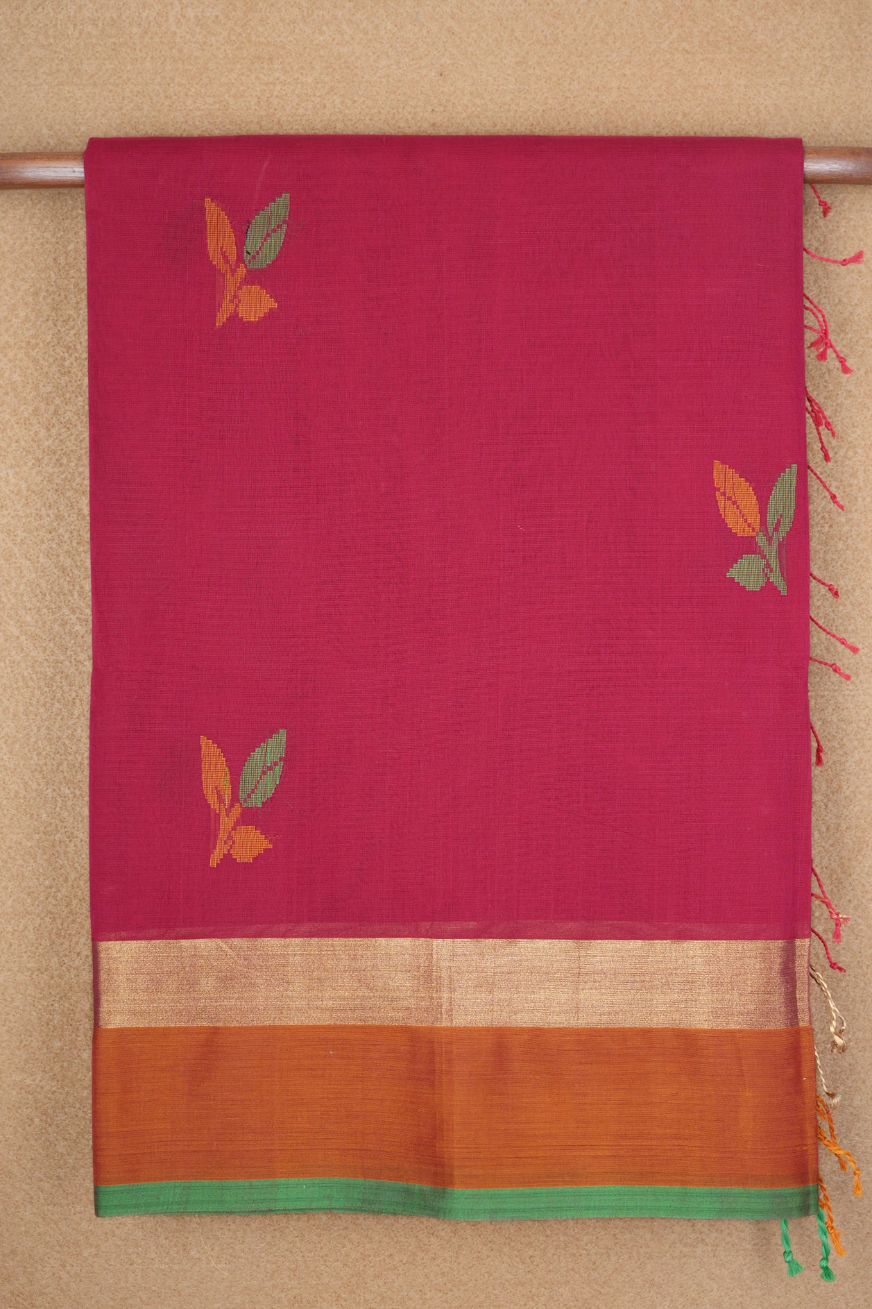 Jacquard weaving Cotton Embose Sarees With Blouse, Handwash at Rs 650 in  Pollachi